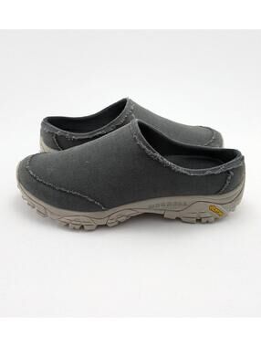 Mens Merrell Moab 2 Slide Gray Canvas Slip On Vibram Mule Shoes J007211 Size 14